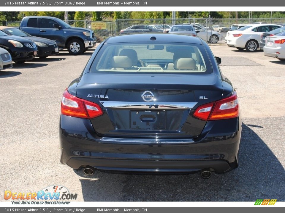 2016 Nissan Altima 2.5 SL Storm Blue / Beige Photo #4