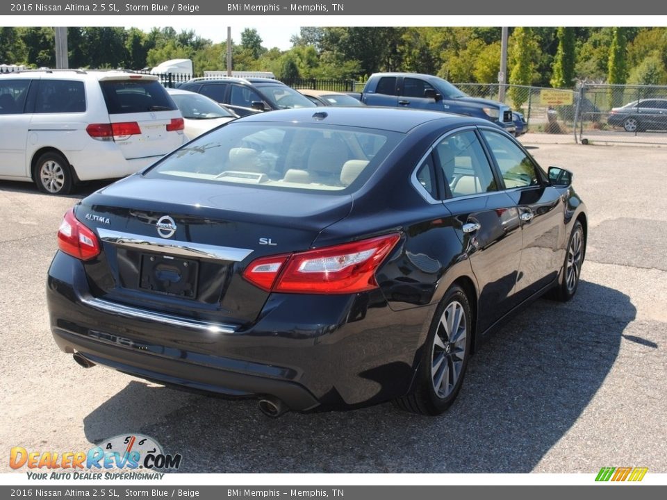 2016 Nissan Altima 2.5 SL Storm Blue / Beige Photo #5