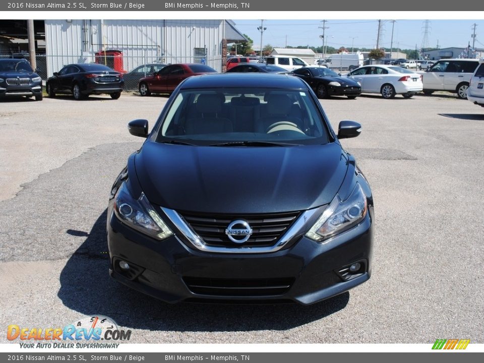 2016 Nissan Altima 2.5 SL Storm Blue / Beige Photo #8