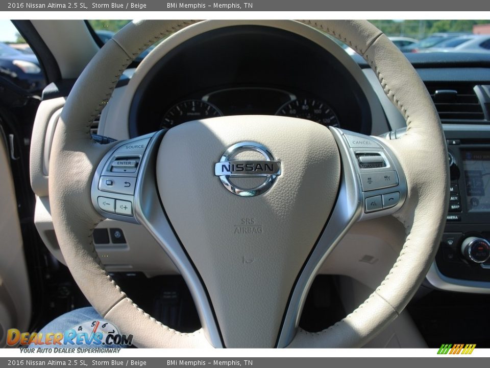 2016 Nissan Altima 2.5 SL Storm Blue / Beige Photo #13