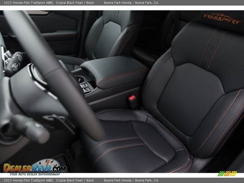 Front Seat of 2023 Honda Pilot TrailSport AWD Photo #23