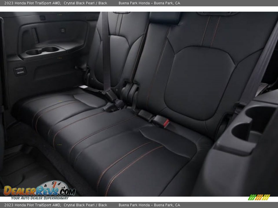 Rear Seat of 2023 Honda Pilot TrailSport AWD Photo #24