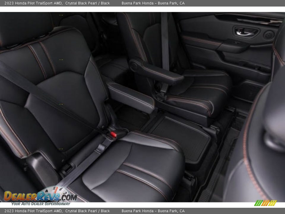 Rear Seat of 2023 Honda Pilot TrailSport AWD Photo #29