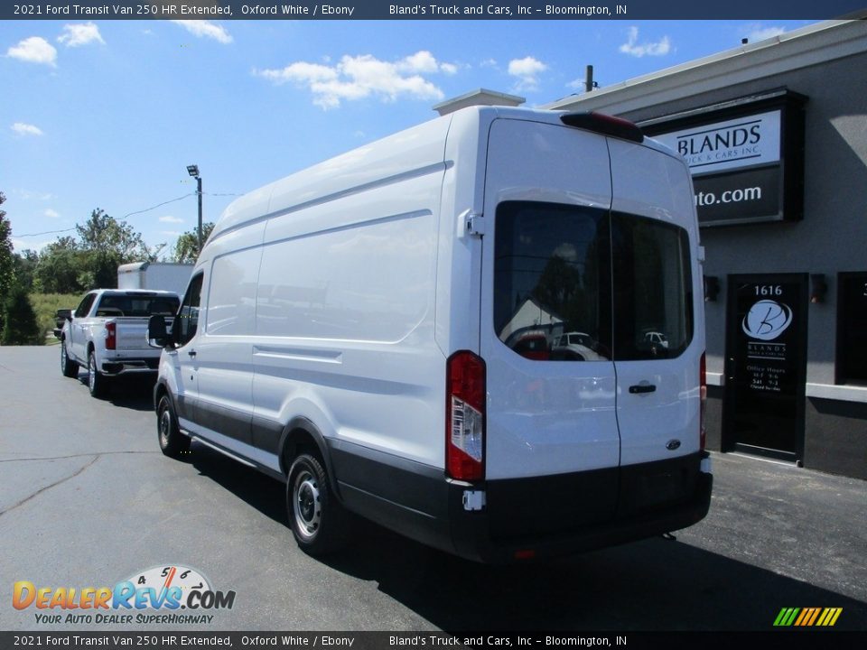 2021 Ford Transit Van 250 HR Extended Oxford White / Ebony Photo #3