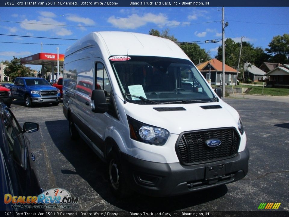 2021 Ford Transit Van 250 HR Extended Oxford White / Ebony Photo #5