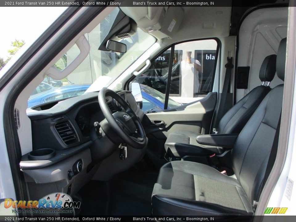 2021 Ford Transit Van 250 HR Extended Oxford White / Ebony Photo #6