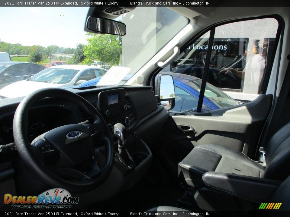 2021 Ford Transit Van 250 HR Extended Oxford White / Ebony Photo #7