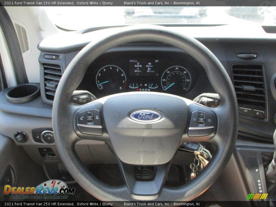 2021 Ford Transit Van 250 HR Extended Oxford White / Ebony Photo #8