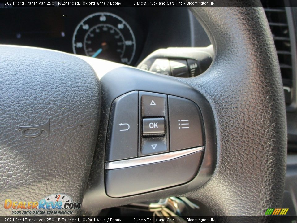 2021 Ford Transit Van 250 HR Extended Oxford White / Ebony Photo #12