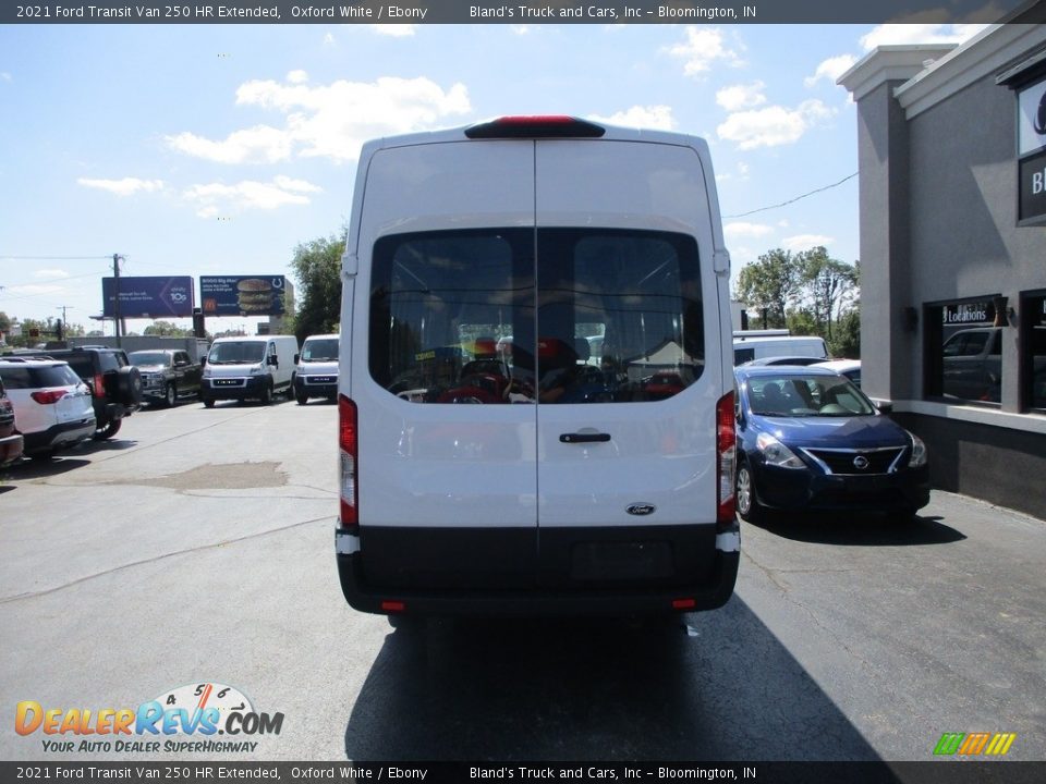 2021 Ford Transit Van 250 HR Extended Oxford White / Ebony Photo #26