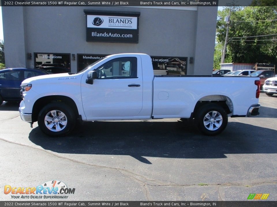 2022 Chevrolet Silverado 1500 WT Regular Cab Summit White / Jet Black Photo #1