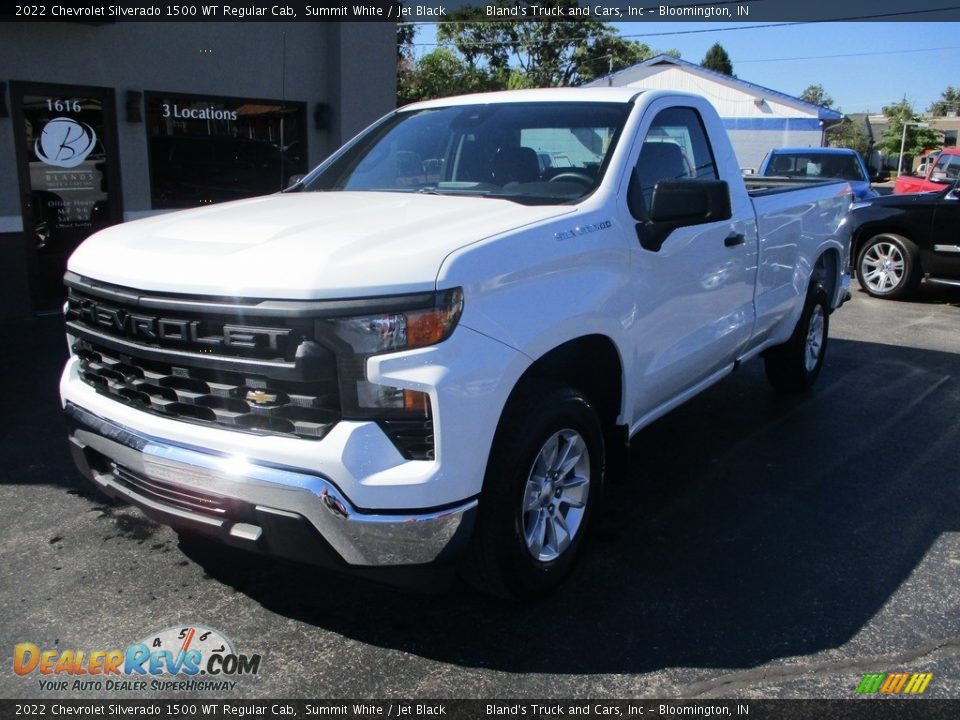 2022 Chevrolet Silverado 1500 WT Regular Cab Summit White / Jet Black Photo #2