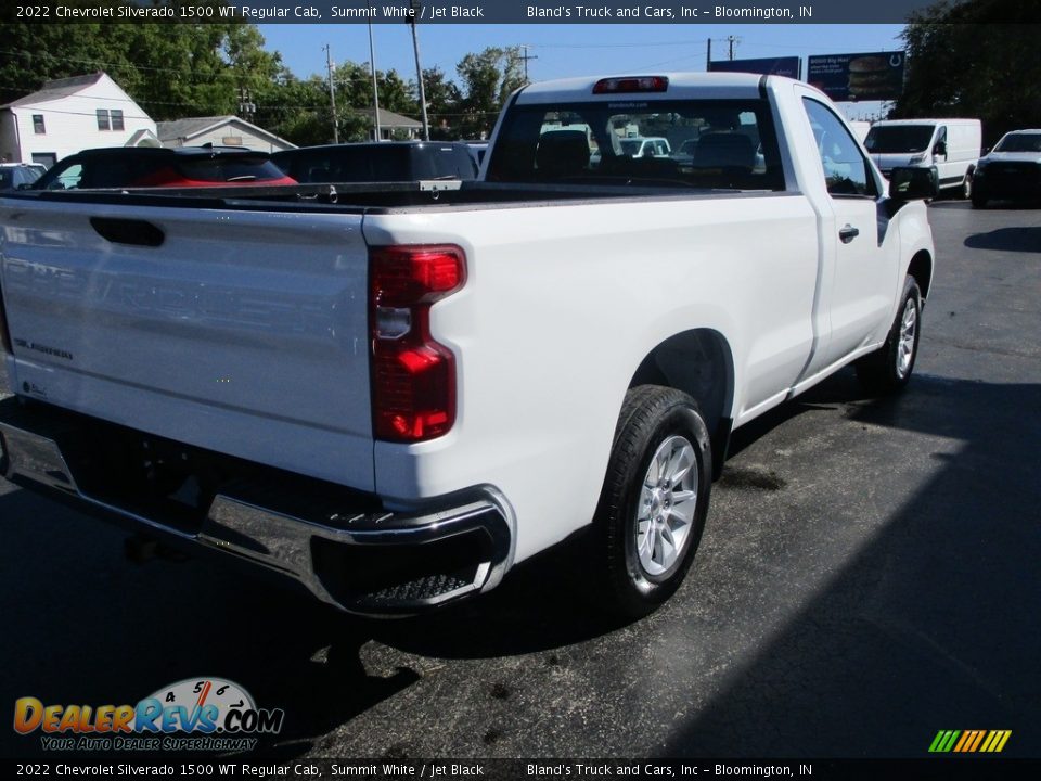 2022 Chevrolet Silverado 1500 WT Regular Cab Summit White / Jet Black Photo #4