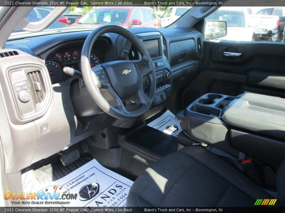 2022 Chevrolet Silverado 1500 WT Regular Cab Summit White / Jet Black Photo #6