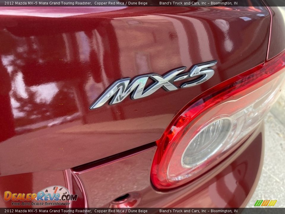2012 Mazda MX-5 Miata Grand Touring Roadster Copper Red Mica / Dune Beige Photo #3