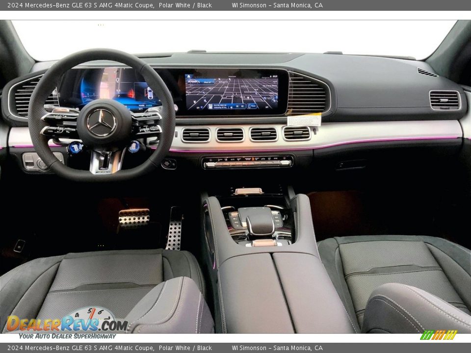 Black Interior - 2024 Mercedes-Benz GLE 63 S AMG 4Matic Coupe Photo #6