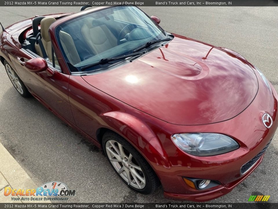 2012 Mazda MX-5 Miata Grand Touring Roadster Copper Red Mica / Dune Beige Photo #6