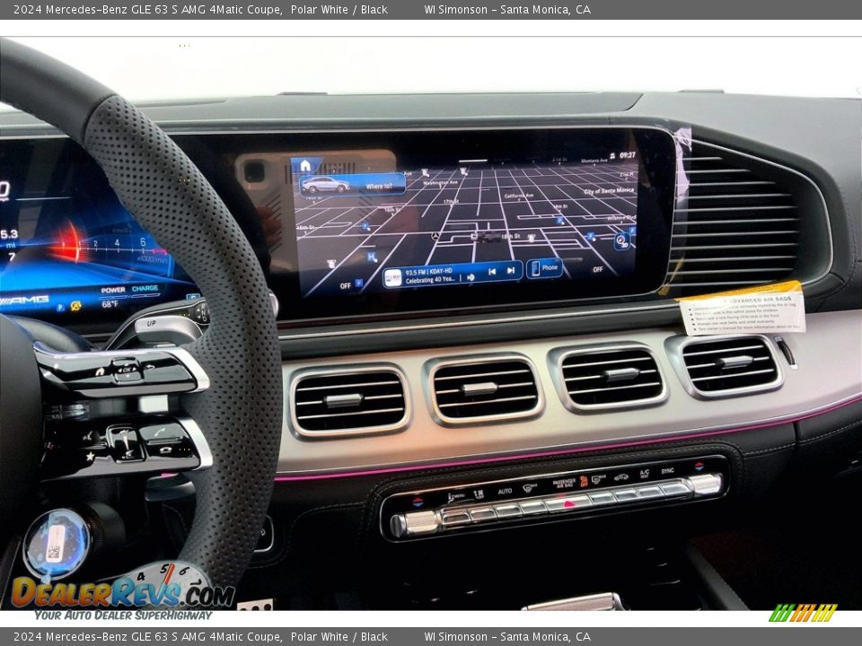 Navigation of 2024 Mercedes-Benz GLE 63 S AMG 4Matic Coupe Photo #7