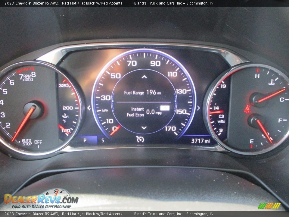 2023 Chevrolet Blazer RS AWD Gauges Photo #10