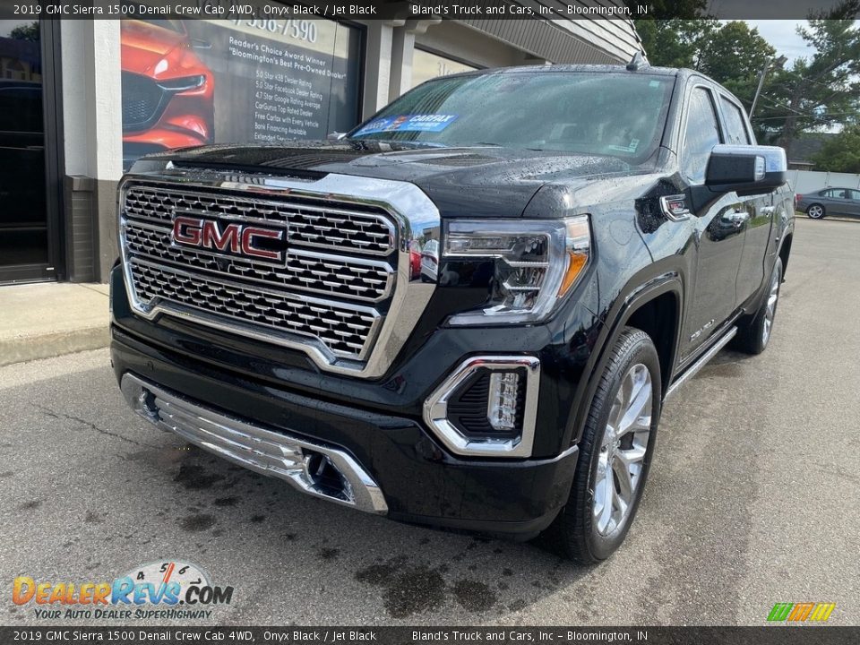 2019 GMC Sierra 1500 Denali Crew Cab 4WD Onyx Black / Jet Black Photo #2