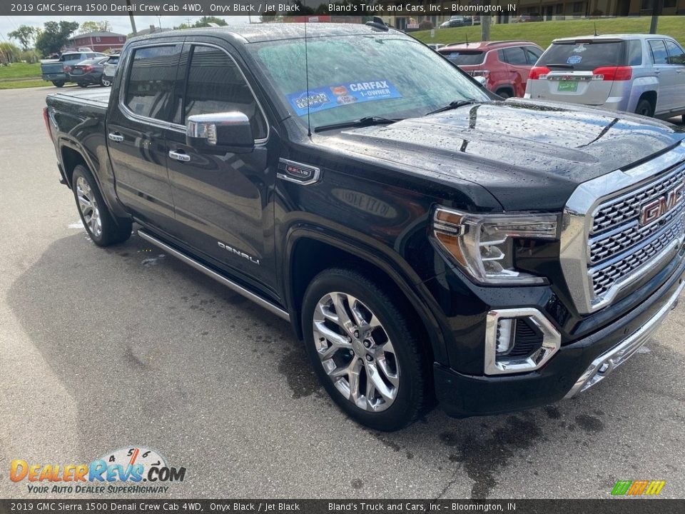 2019 GMC Sierra 1500 Denali Crew Cab 4WD Onyx Black / Jet Black Photo #5