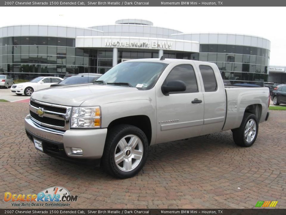 2007 Chevrolet Silverado 1500 Extended Cab Silver Birch Metallic / Dark Charcoal Photo #1