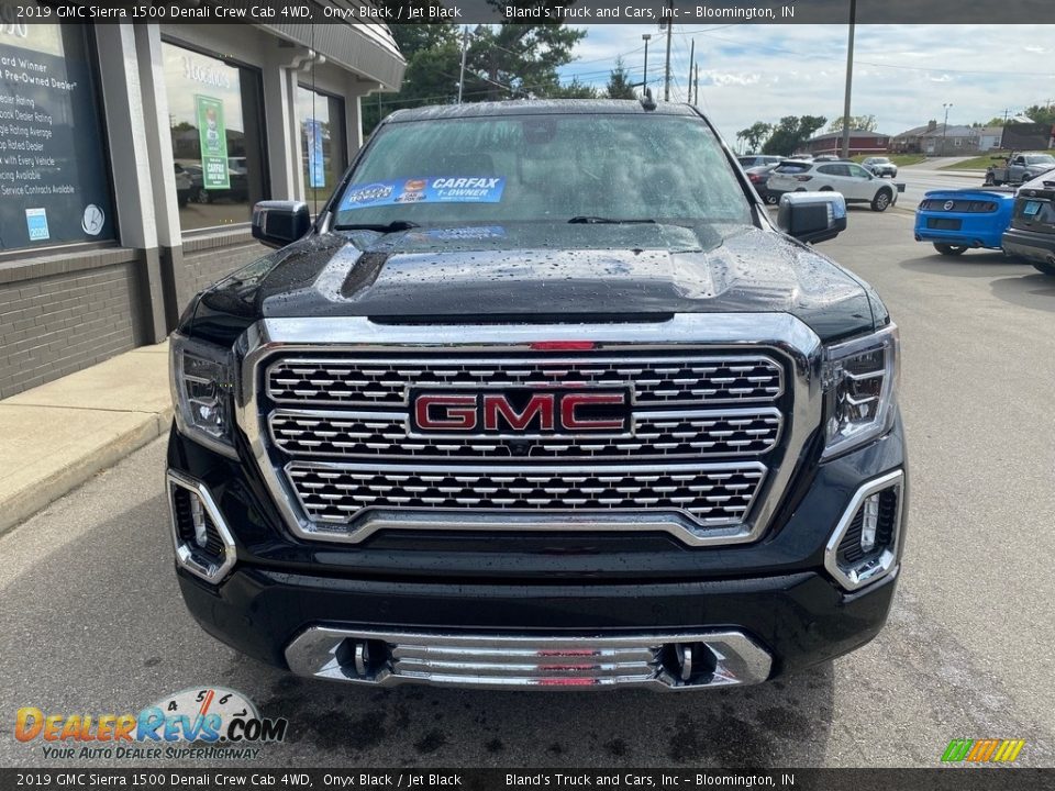 2019 GMC Sierra 1500 Denali Crew Cab 4WD Onyx Black / Jet Black Photo #6