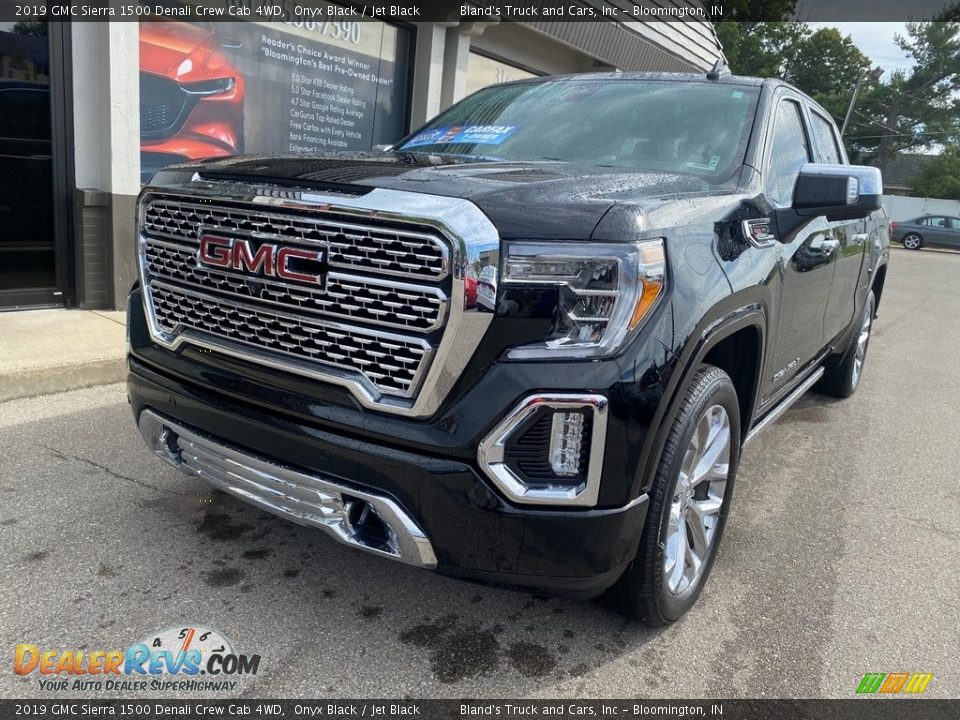 2019 GMC Sierra 1500 Denali Crew Cab 4WD Onyx Black / Jet Black Photo #7