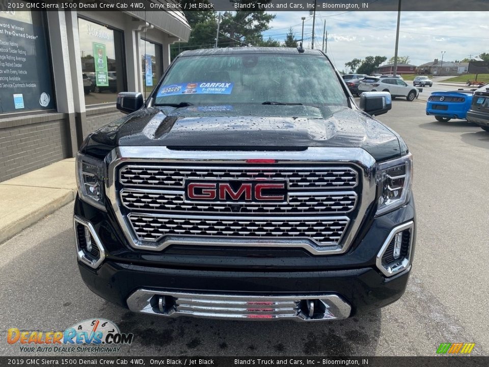 2019 GMC Sierra 1500 Denali Crew Cab 4WD Onyx Black / Jet Black Photo #9