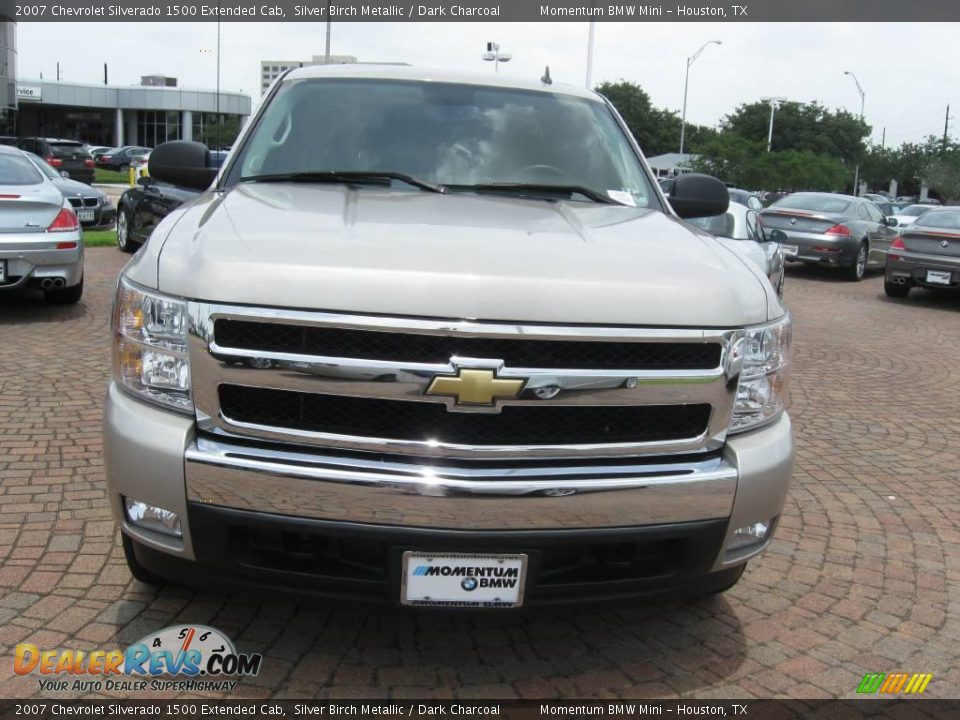 2007 Chevrolet Silverado 1500 Extended Cab Silver Birch Metallic / Dark Charcoal Photo #2