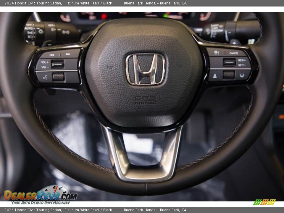 2024 Honda Civic Touring Sedan Steering Wheel Photo #19