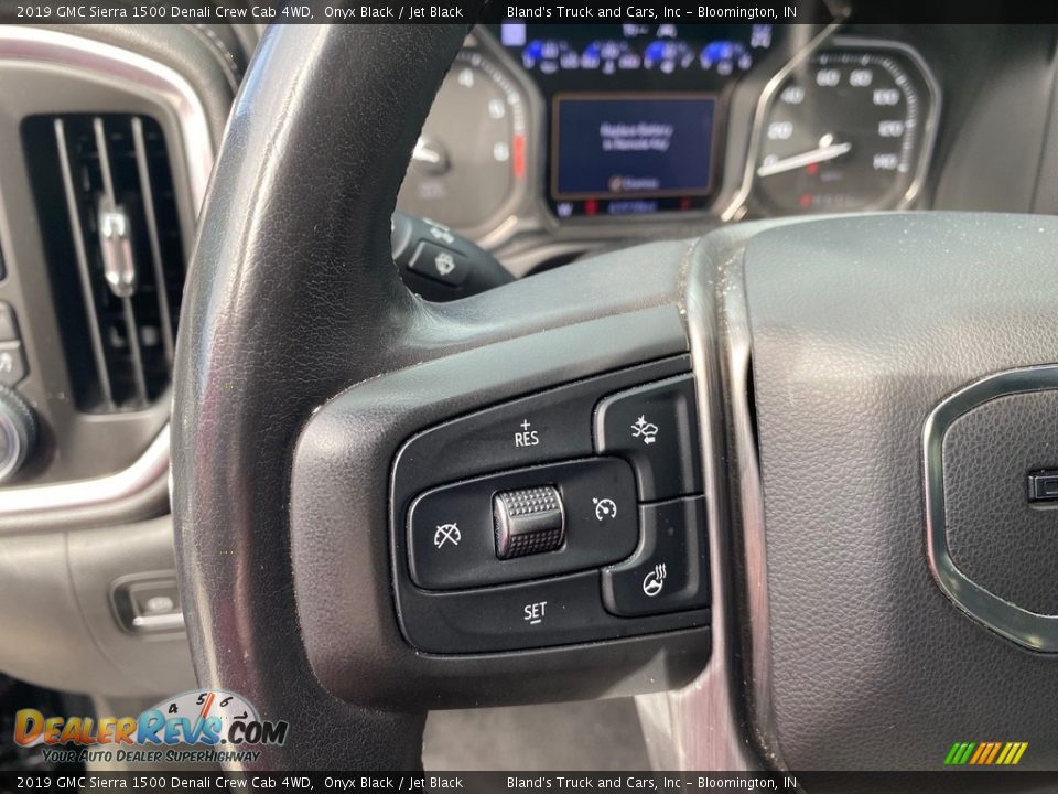 2019 GMC Sierra 1500 Denali Crew Cab 4WD Steering Wheel Photo #20