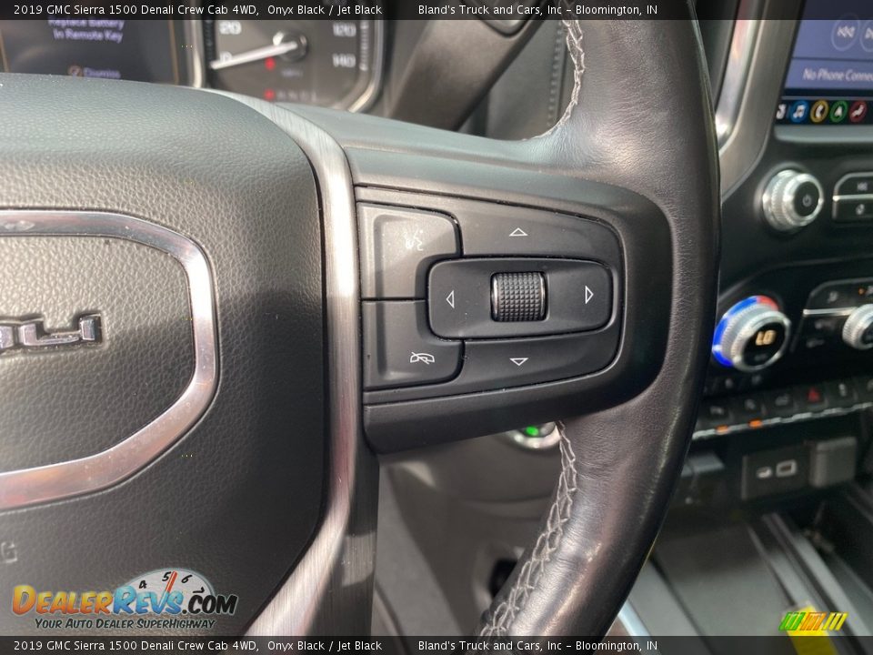 2019 GMC Sierra 1500 Denali Crew Cab 4WD Steering Wheel Photo #21