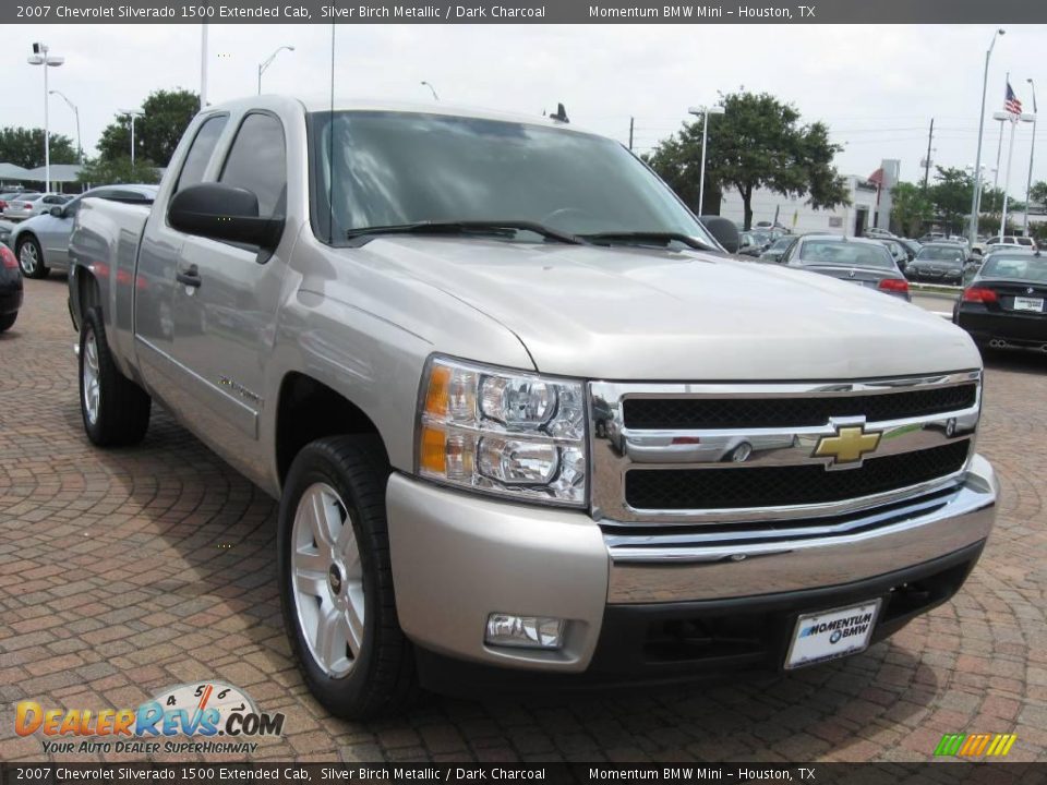 2007 Chevrolet Silverado 1500 Extended Cab Silver Birch Metallic / Dark Charcoal Photo #4