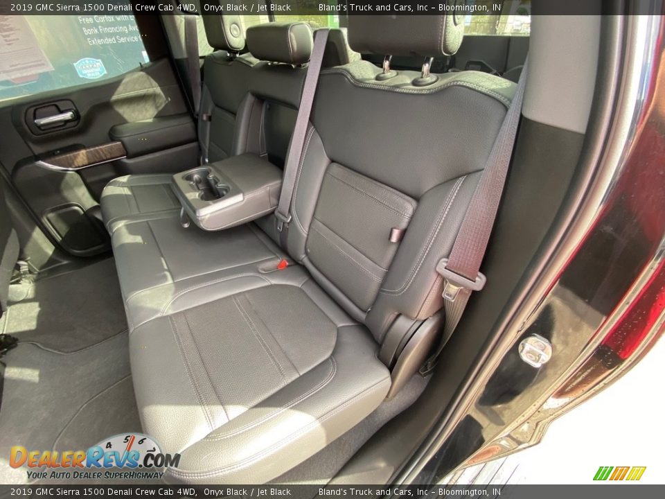 Rear Seat of 2019 GMC Sierra 1500 Denali Crew Cab 4WD Photo #25