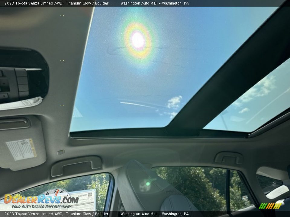 Sunroof of 2023 Toyota Venza Limited AWD Photo #13