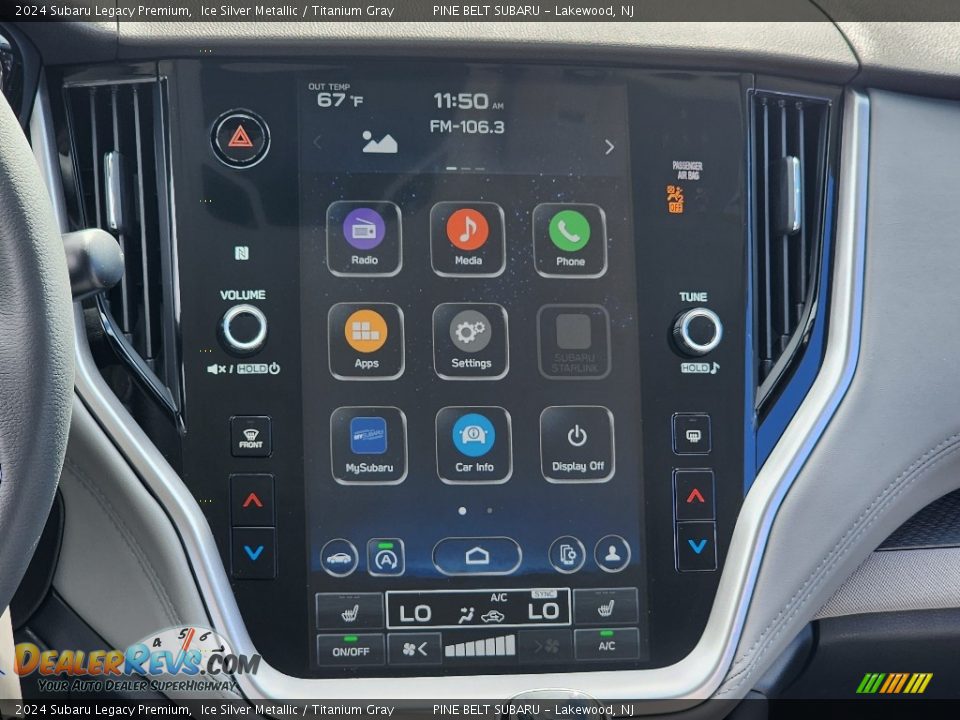 Controls of 2024 Subaru Legacy Premium Photo #9