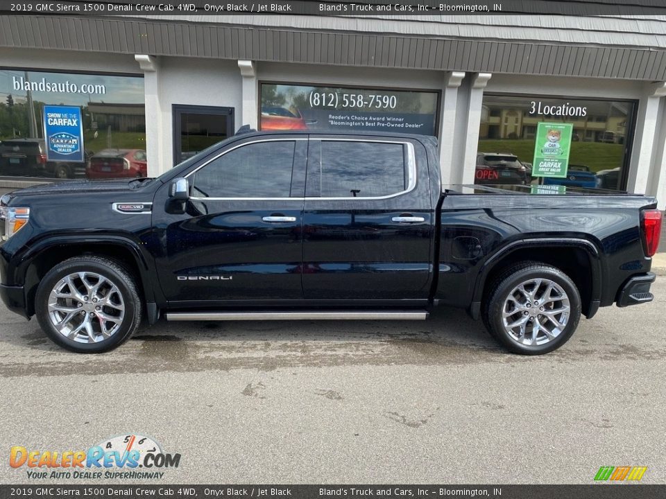 2019 GMC Sierra 1500 Denali Crew Cab 4WD Onyx Black / Jet Black Photo #28