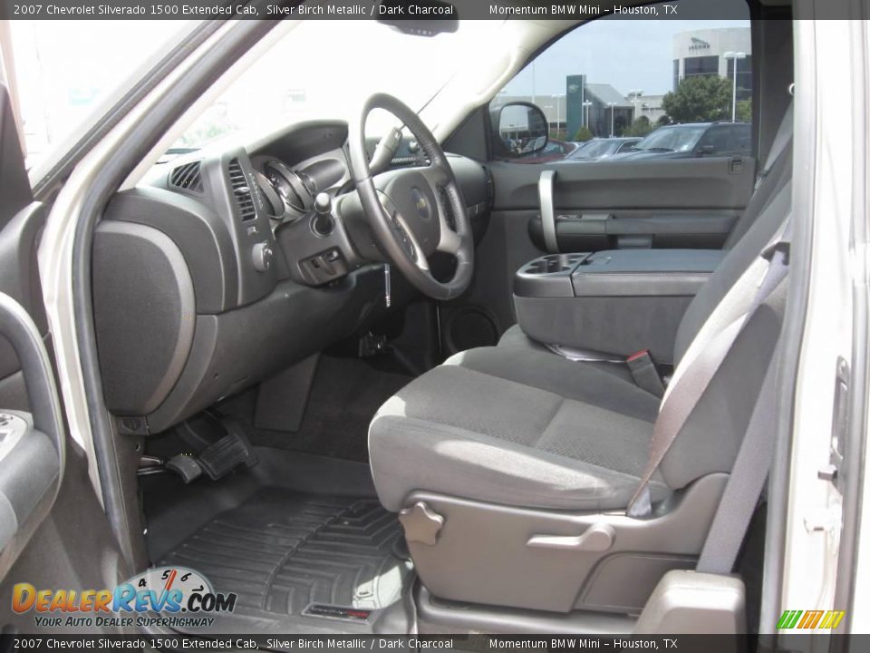 2007 Chevrolet Silverado 1500 Extended Cab Silver Birch Metallic / Dark Charcoal Photo #10