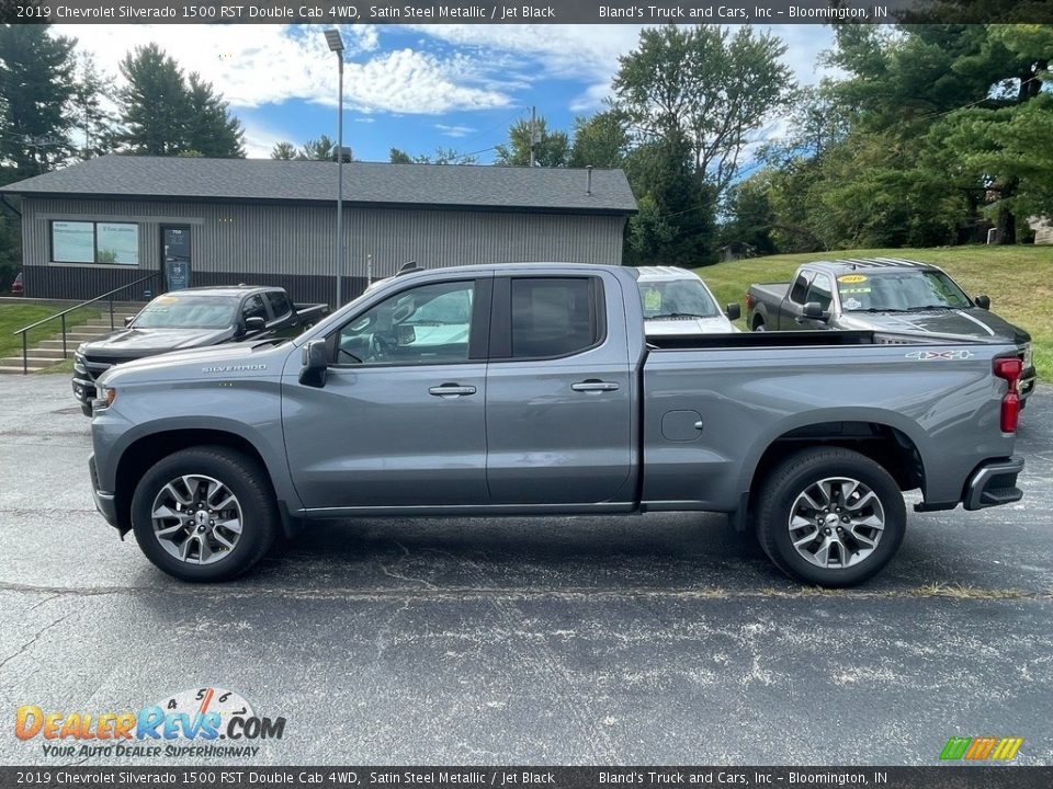 2019 Chevrolet Silverado 1500 RST Double Cab 4WD Satin Steel Metallic / Jet Black Photo #1