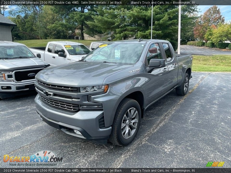 2019 Chevrolet Silverado 1500 RST Double Cab 4WD Satin Steel Metallic / Jet Black Photo #2