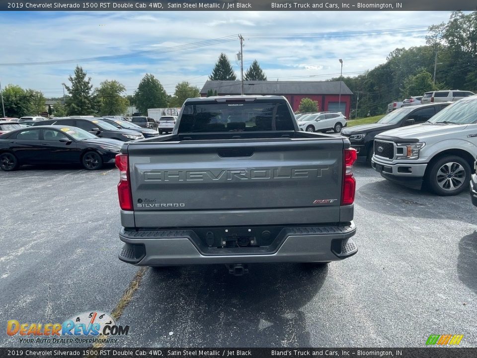 2019 Chevrolet Silverado 1500 RST Double Cab 4WD Satin Steel Metallic / Jet Black Photo #4