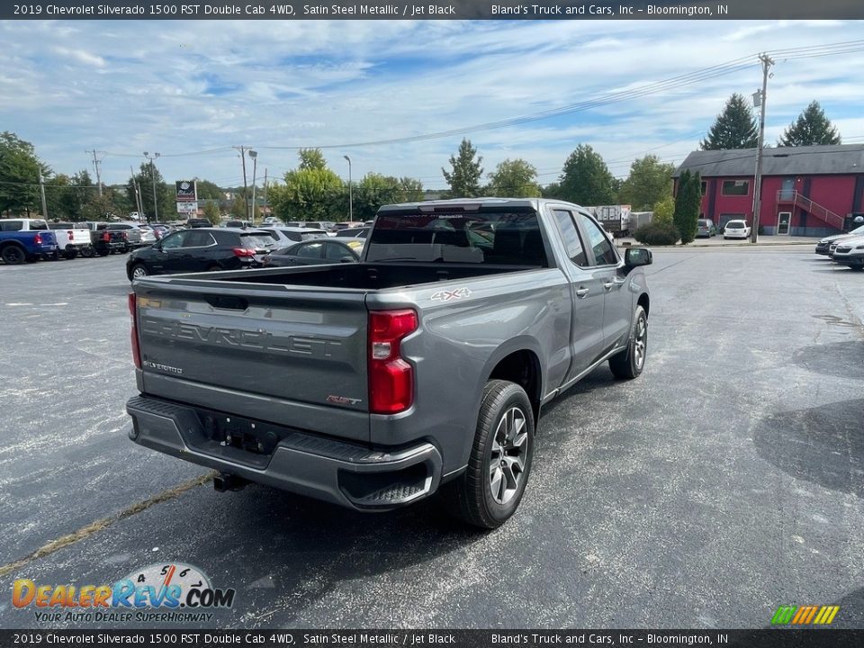 2019 Chevrolet Silverado 1500 RST Double Cab 4WD Satin Steel Metallic / Jet Black Photo #6