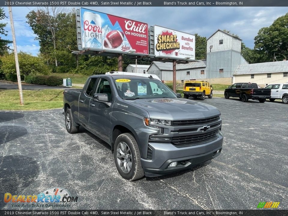 2019 Chevrolet Silverado 1500 RST Double Cab 4WD Satin Steel Metallic / Jet Black Photo #7