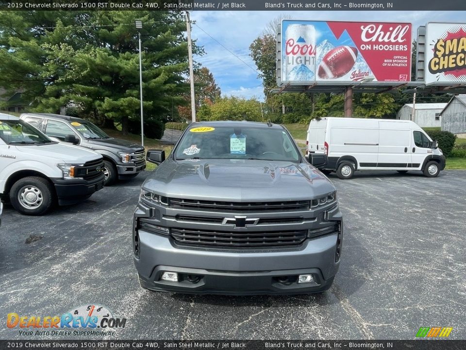 2019 Chevrolet Silverado 1500 RST Double Cab 4WD Satin Steel Metallic / Jet Black Photo #8