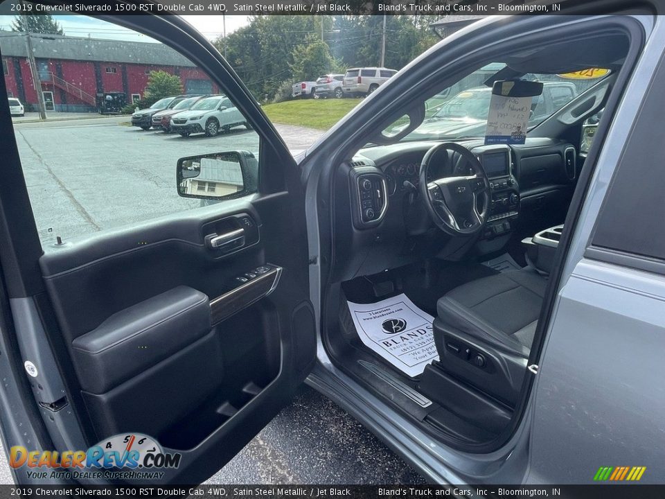 2019 Chevrolet Silverado 1500 RST Double Cab 4WD Satin Steel Metallic / Jet Black Photo #9