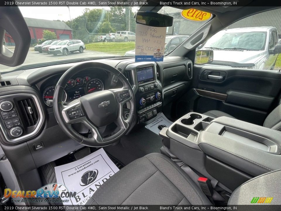 2019 Chevrolet Silverado 1500 RST Double Cab 4WD Satin Steel Metallic / Jet Black Photo #17