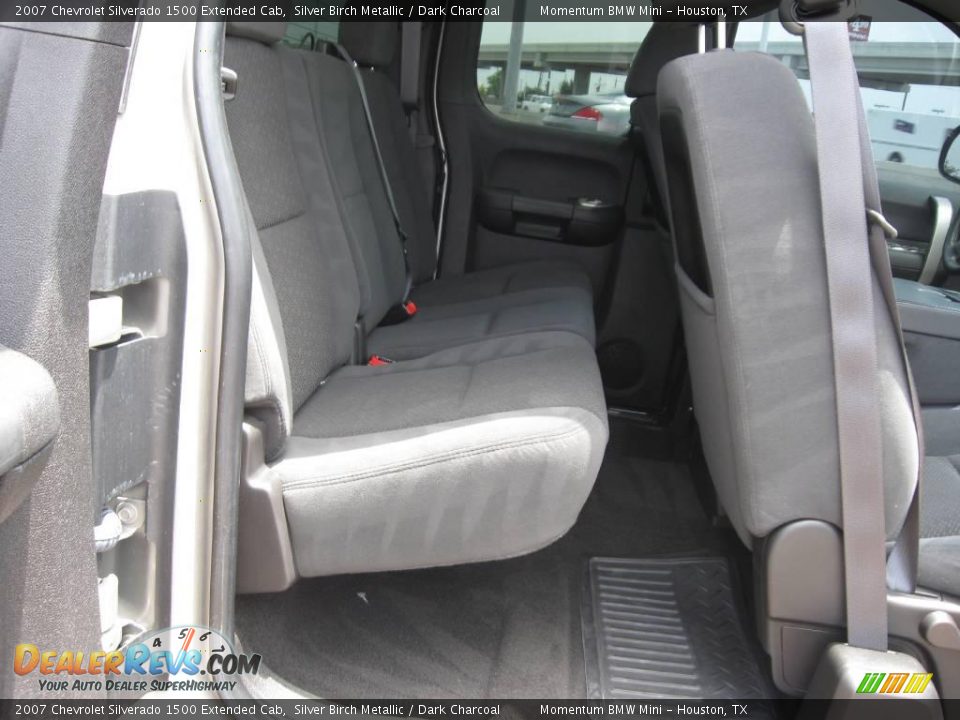 2007 Chevrolet Silverado 1500 Extended Cab Silver Birch Metallic / Dark Charcoal Photo #13