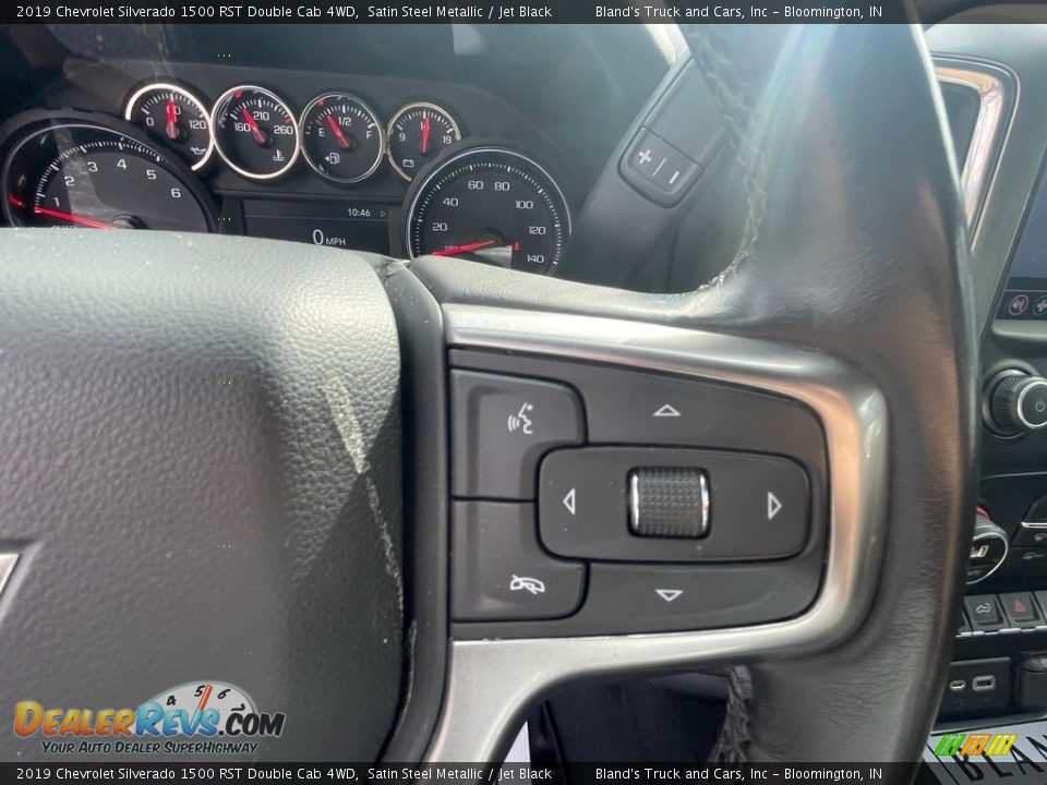 2019 Chevrolet Silverado 1500 RST Double Cab 4WD Satin Steel Metallic / Jet Black Photo #25
