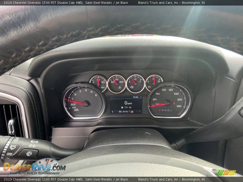 2019 Chevrolet Silverado 1500 RST Double Cab 4WD Satin Steel Metallic / Jet Black Photo #26